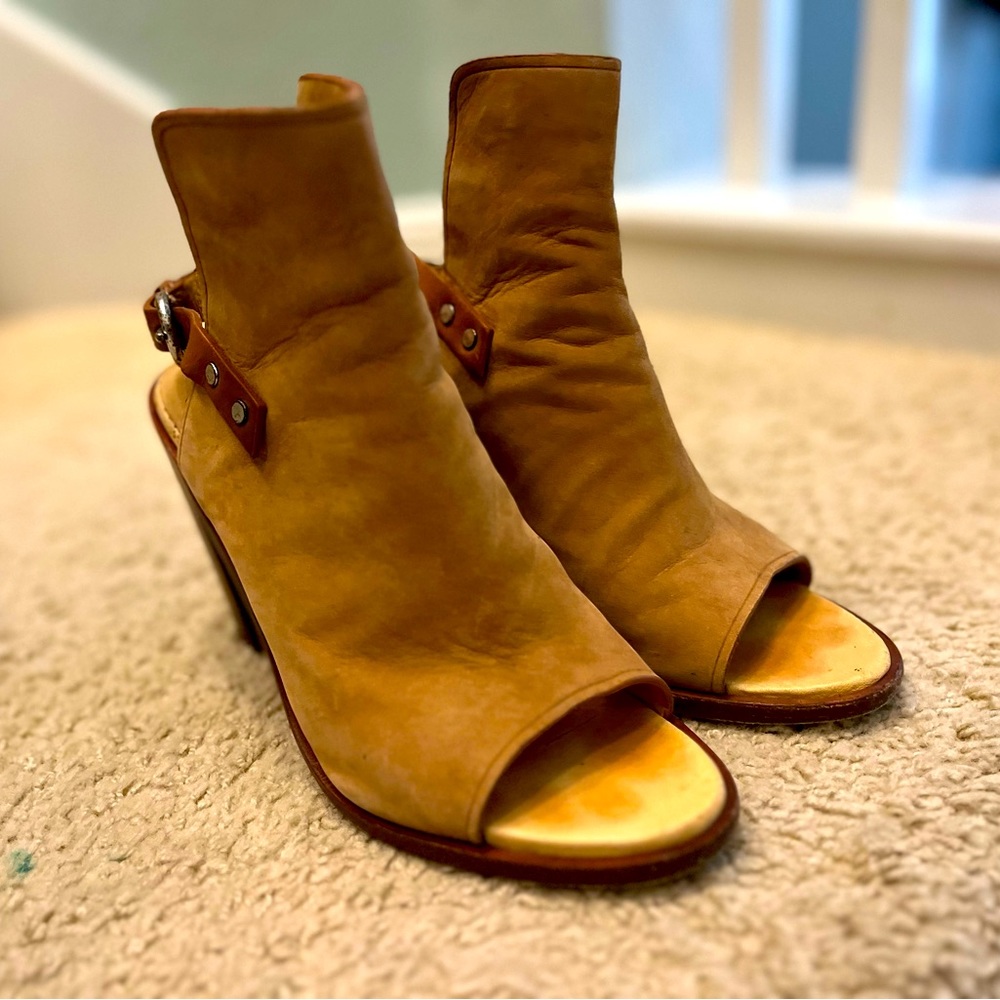 Rag and Bone open-toed booties in size 37.5.